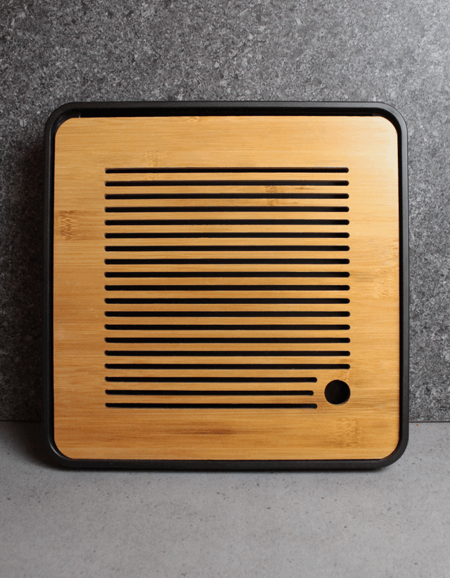 Чабань №7, бамбук, 28х28 см