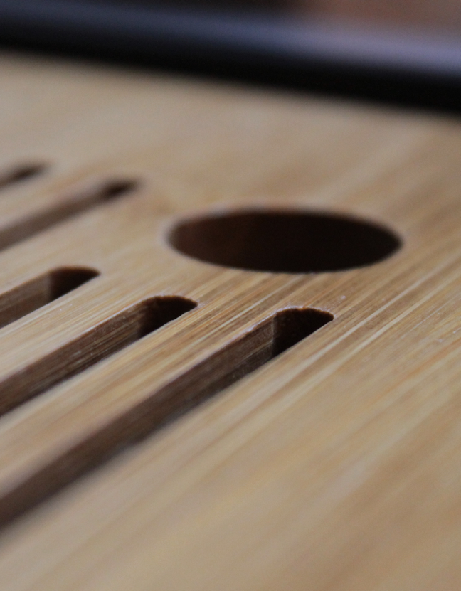 Чабань №7, бамбук, 28х28 см