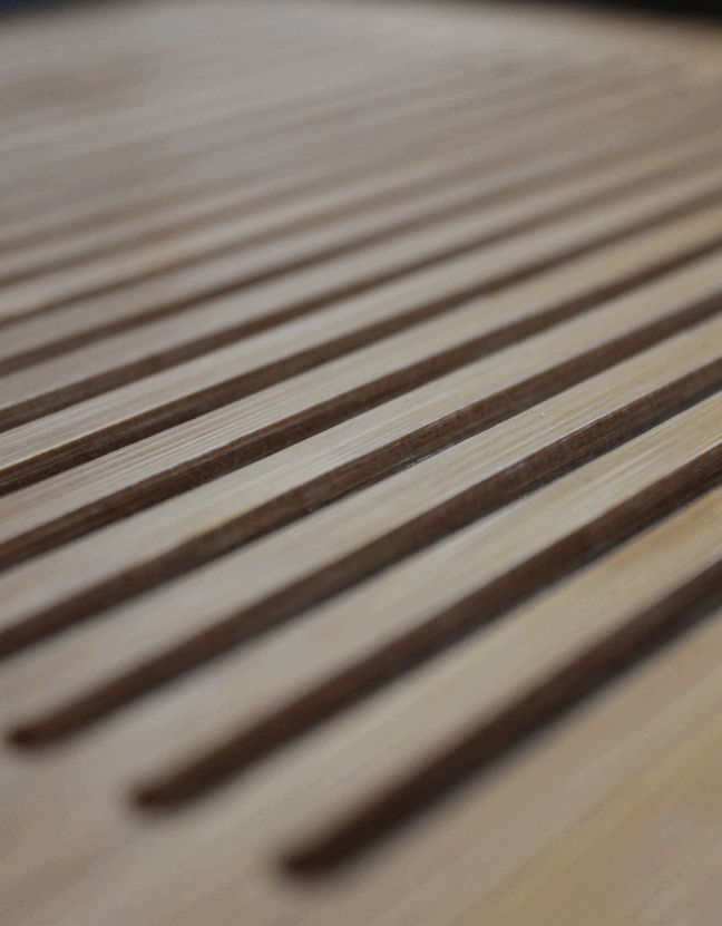 Чабань №7, бамбук, 28х28 см