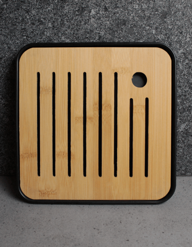 Чабань №8, бамбук,19х19 см