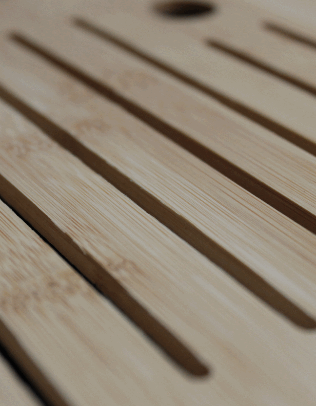 Чабань №8, бамбук,19х19 см