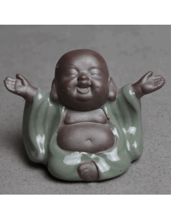 Чайная фигурка "Мальчик Будда", керамика