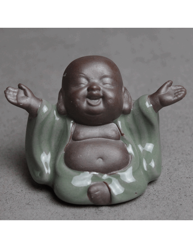 Чайная фигурка "Мальчик Будда", керамика