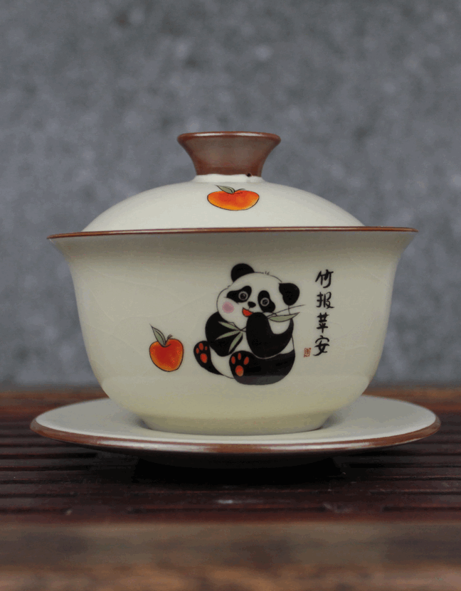 Гайвань «Панда», 120 мл, керамика