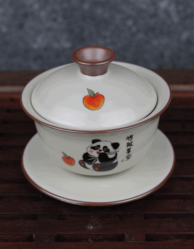 Гайвань «Панда», 120 мл, керамика
