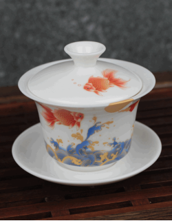 Гайвань "Золотая Рыбка", 120 мл, керамика