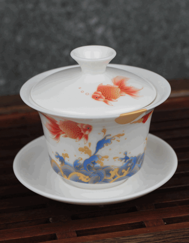 Гайвань "Золотая Рыбка", 120 мл, керамика