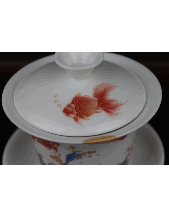 Гайвань "Золотая Рыбка", 120 мл, керамика
