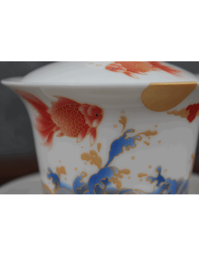Гайвань "Золотая Рыбка", 120 мл, керамика