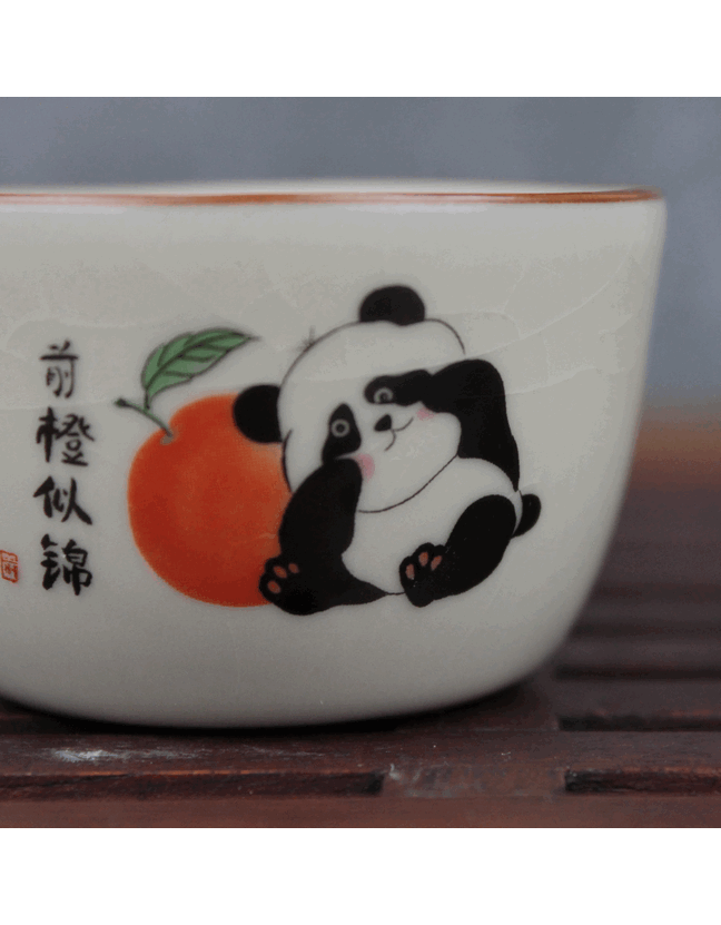 Пиала "Игривая Панда", 50 мл, керамика