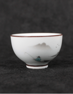 Пиала "Рыбак", керамика, 50 мл