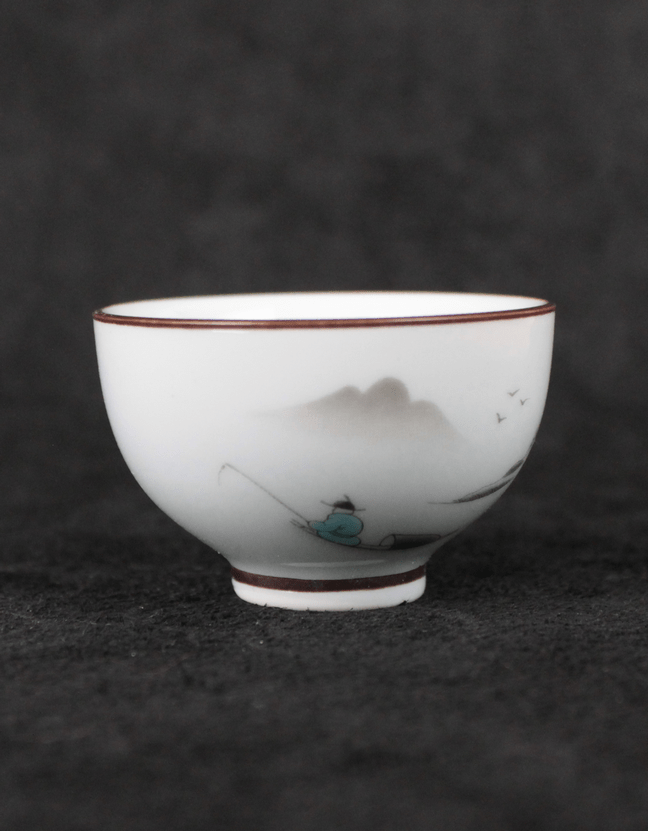 Пиала "Рыбак", керамика, 50 мл