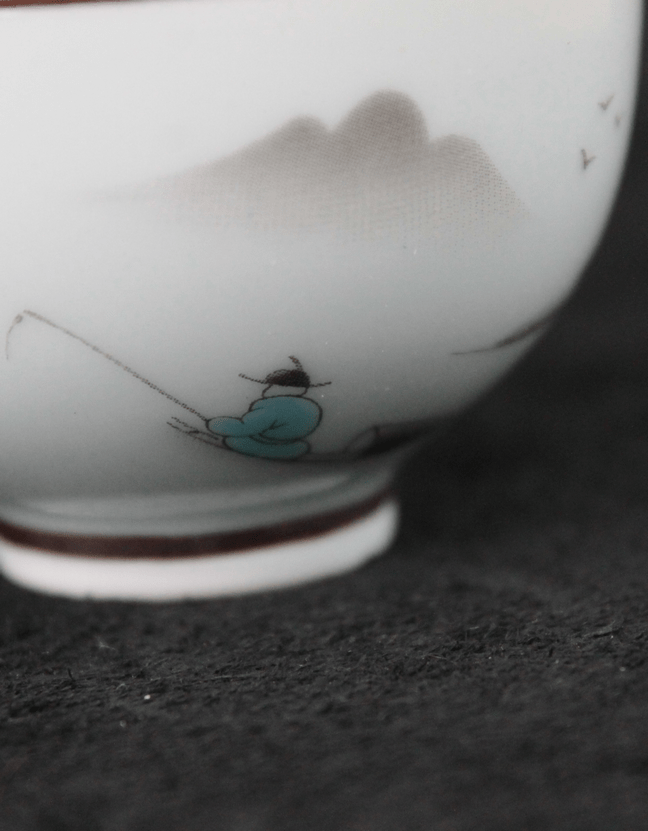 Пиала "Рыбак", керамика, 50 мл