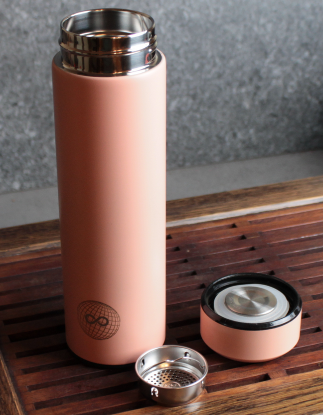 Термос 400 мл, розовый