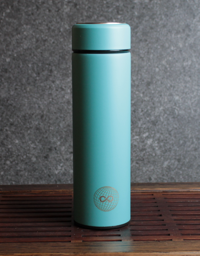 Термос 400 мл, небесный