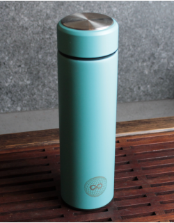 Термос 400 мл, небесный