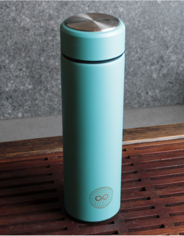 Термос 400 мл, небесный