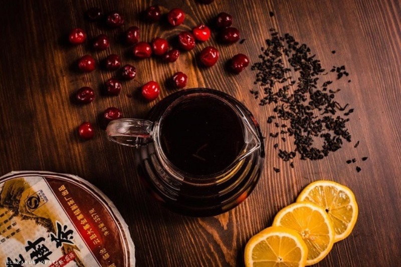 Пуэр на вишневом соке Пуэр на вишневом соке